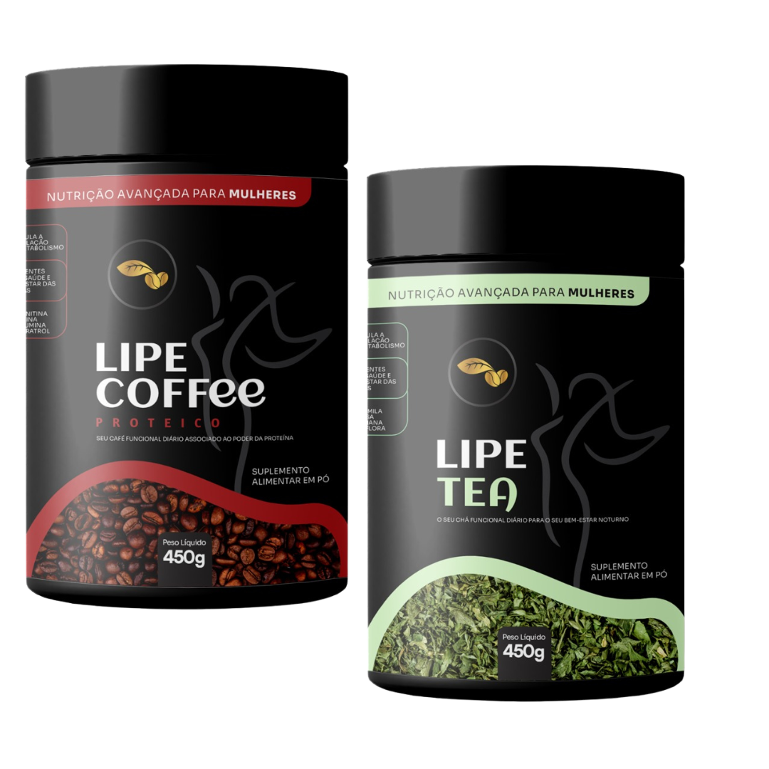 KIT-2-2 LipeCoffee® PRO + LipeTea® - Imagem 1