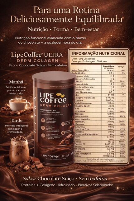LipeCoffee ULTRA Chocolate Suíço - arte